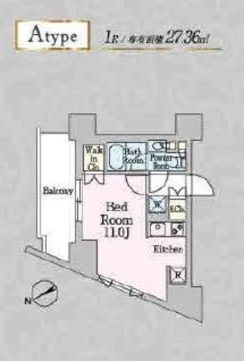 プライムメゾン板橋　301号室　間取り
