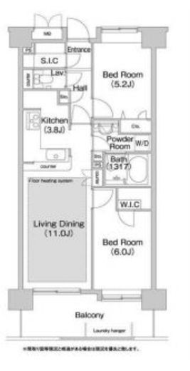 コンフォリア板橋仲宿　605号室　間取り