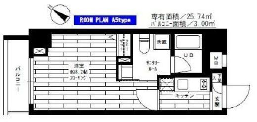 ステージファースト東大前　405号室　間取り