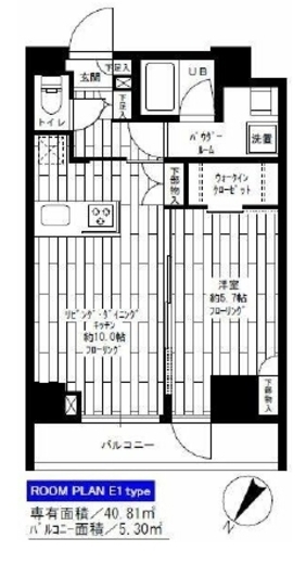 ステージファースト東大前　802号室　間取り