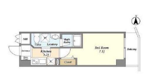 DeLCCS西池袋 (デルックス西池袋)　602号室　間取り