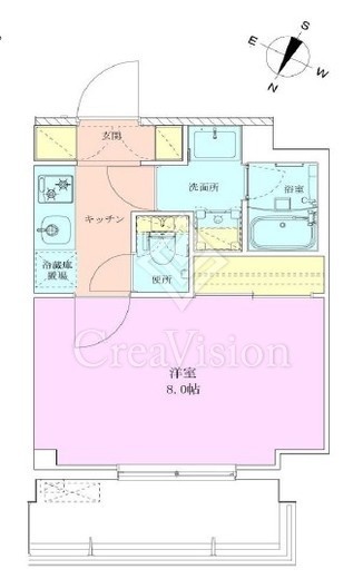 巣鴨レジデンス壱番館　1003号室　間取り