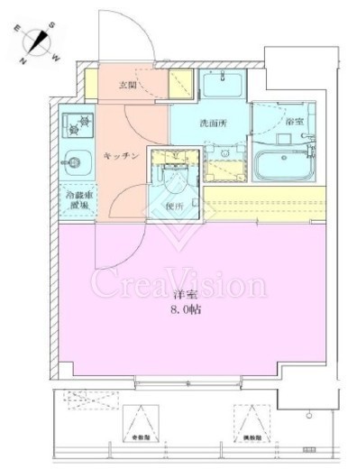 巣鴨レジデンス壱番館　1004号室　間取り
