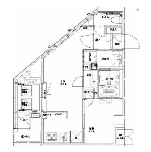 クラッシーコート北大塚　301号室　間取り