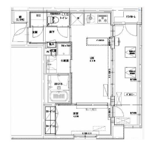 クラッシーコート北大塚　503号室　間取り