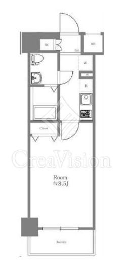 メイクスデザイン池袋イースト　102号室　間取り