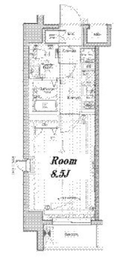 メイクスデザイン池袋イースト　104号室　間取り