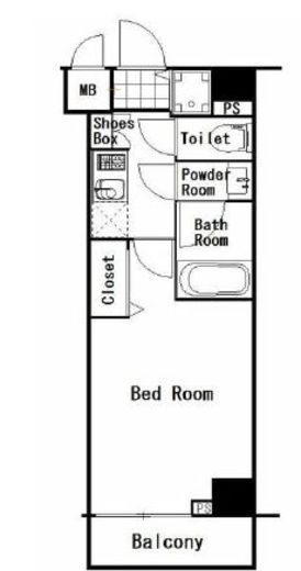 コンシェリア早稲田Green Forest　3F1号室　間取り