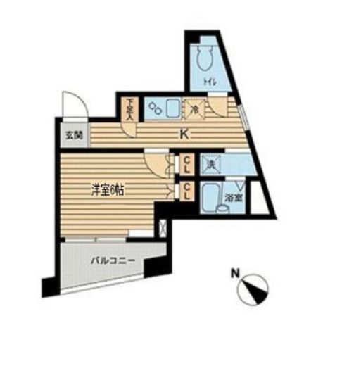 エスティメゾン千駄木　901号室　間取り