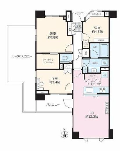 ブランズ文京白山　601号室　間取り