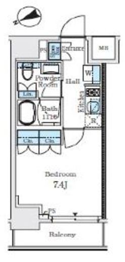 プライマル御茶ノ水　502号室　間取り