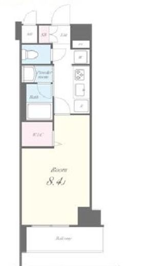 ボナール白山　802号室　間取り
