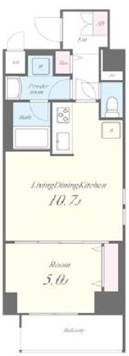 ボナール白山　903号室　間取り