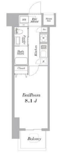ライトハウス大塚　1205号室　間取り