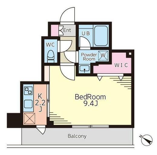 池袋ウエストガーデン　403号室　間取り