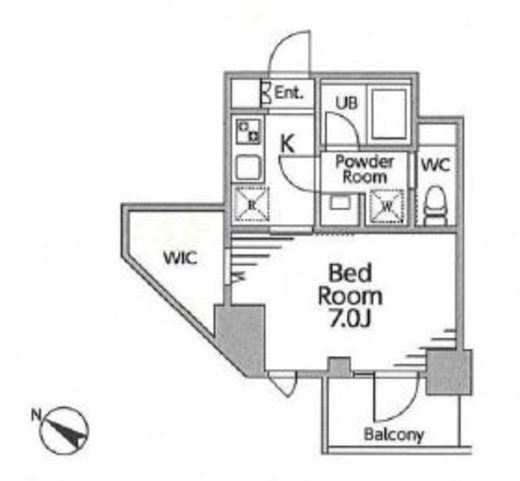 池袋ウエストガーデン　601号室　間取り