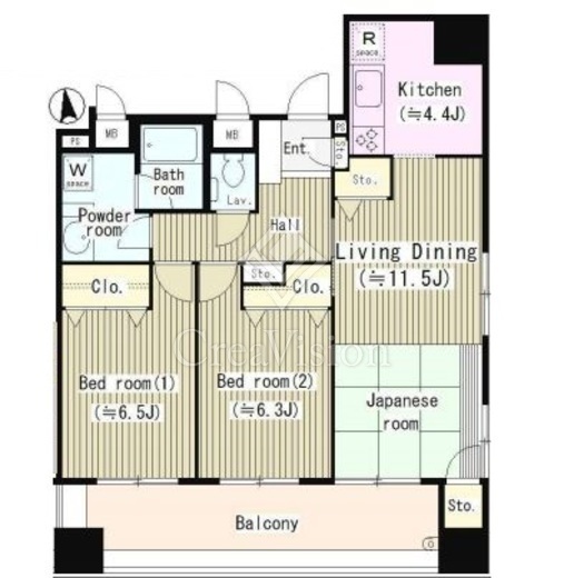 ラグーナ東池袋　901号室　間取り