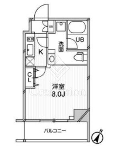 GRAN PASEO巣鴨　1001号室　間取り