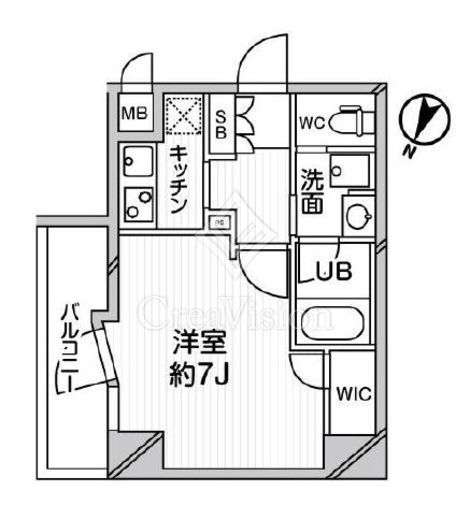 グランパセオ巣鴨　503号室　間取り