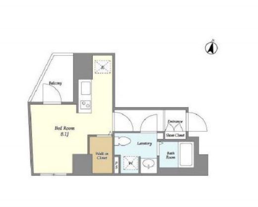 ピュアレジデンス小石川　202号室　間取り