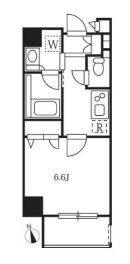 ハーモニーレジデンス池袋ウエストゲート　203号室　間取り