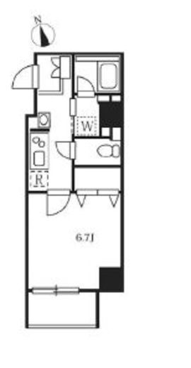 ハーモニーレジデンス池袋ウエストゲート　301号室　間取り