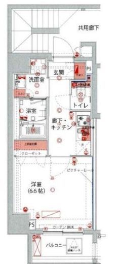 ハーモニーレジデンス池袋ウエストゲート　803号室　間取り