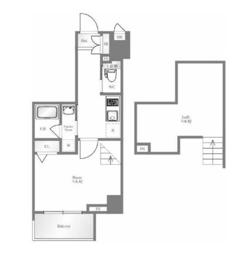 ハーモニーレジデンス池袋ウエストゲート　902号室　間取り