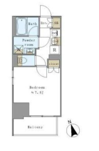 ブリリアイスト駒込　706号室　間取り