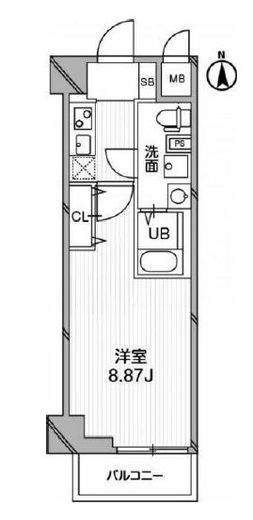 GRAN PASEO高田馬場　504号室　間取り