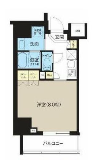 レオーネ文京音羽　801号室　間取り