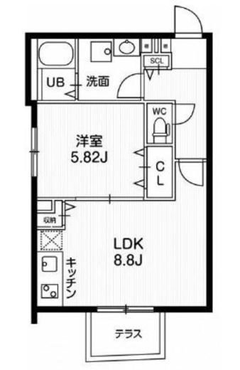 パセオ文京茗荷谷　302号室　間取り