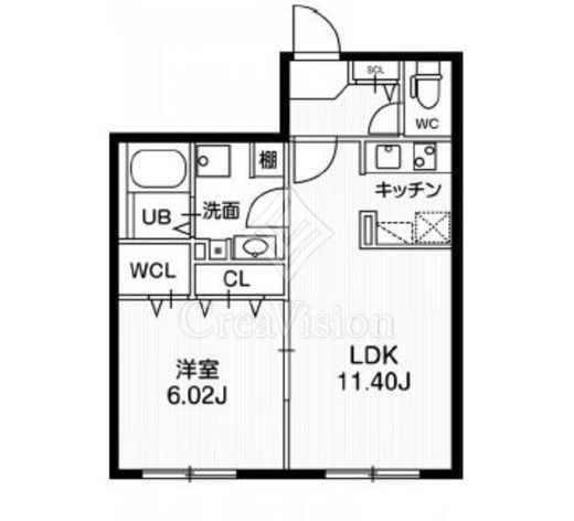 パセオ文京茗荷谷　403号室　間取り