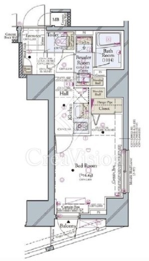 コンシェリア池袋マスターズヴィラ　605号室　間取り