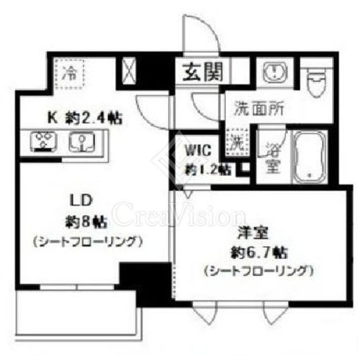 コートヒル本郷　202号室　間取り