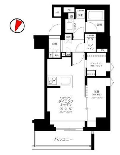 クレヴィア本郷春日ステーションフロント　702号室　間取り