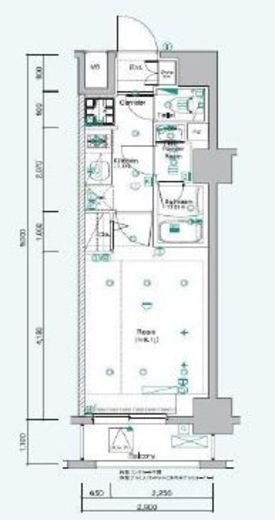 シーフォルム南池袋　605号室　間取り