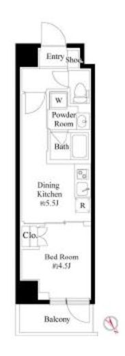 ハーモニーレジデンス六義園　501号室　間取り