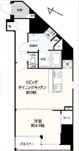 プレセダンヒルズ文京本駒込　504号室　間取り