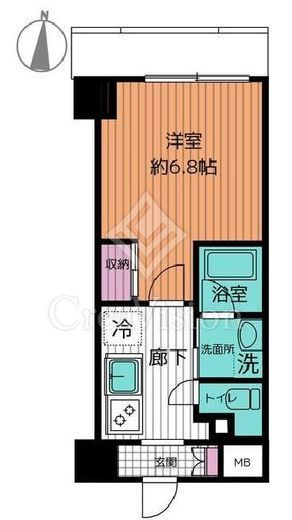 ミヤビヒルズ西池袋　308号室　間取り