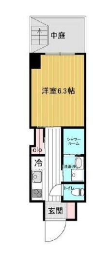 ミヤビヒルズ西池袋　B101号室　間取り