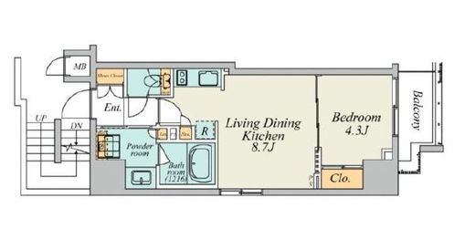 クレストコート大塚2　202号室　間取り