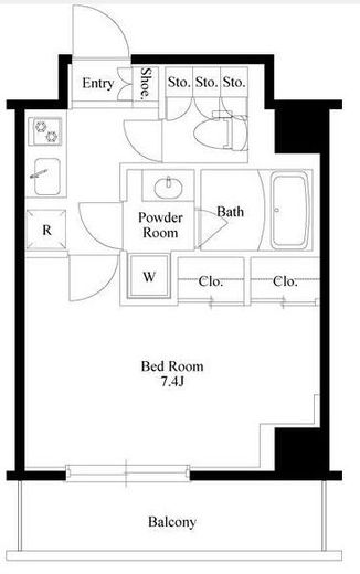 グランパセオ本郷壱岐坂　202号室　間取り