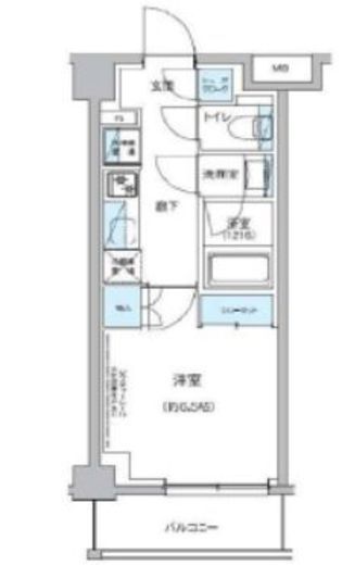 グランエール駒込　306号室　間取り