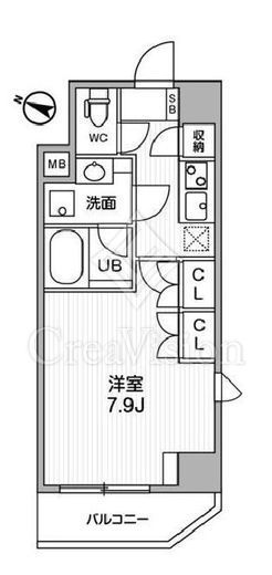 ARKMARK巣鴨 (アークマーク巣鴨)　702号室　間取り