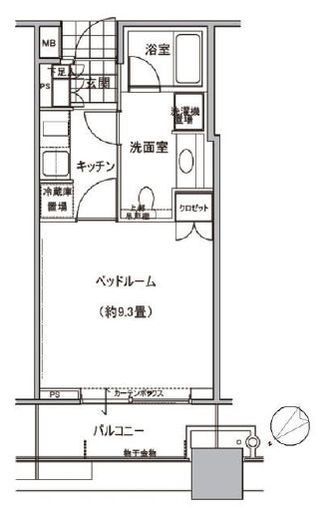 ステーションガーデンタワー　1220号室　間取り