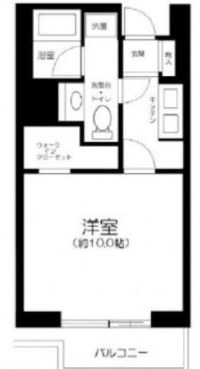 ステーションガーデンタワー　1415号室　間取り