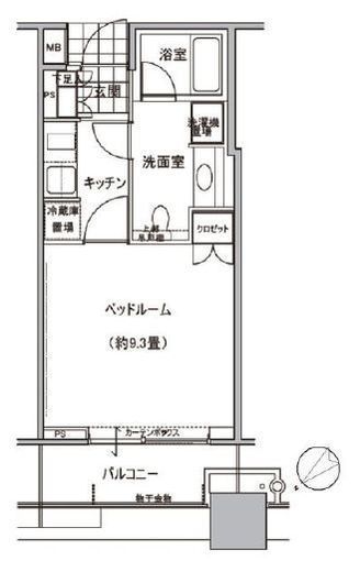 ステーションガーデンタワー　1120号室　間取り