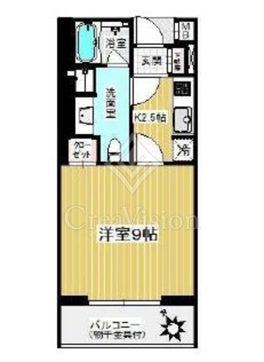 ステーションガーデンタワー　1212号室　間取り