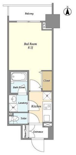 プリームス青柳　603号室　間取り
